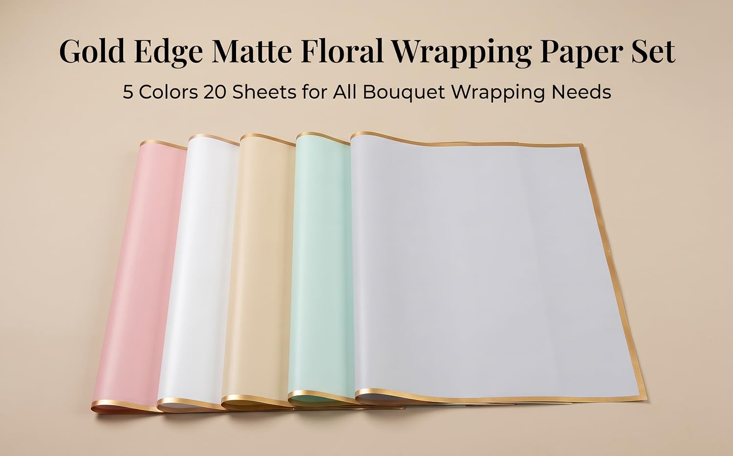 Bouquet Wrapping Paper 20 Sheet
