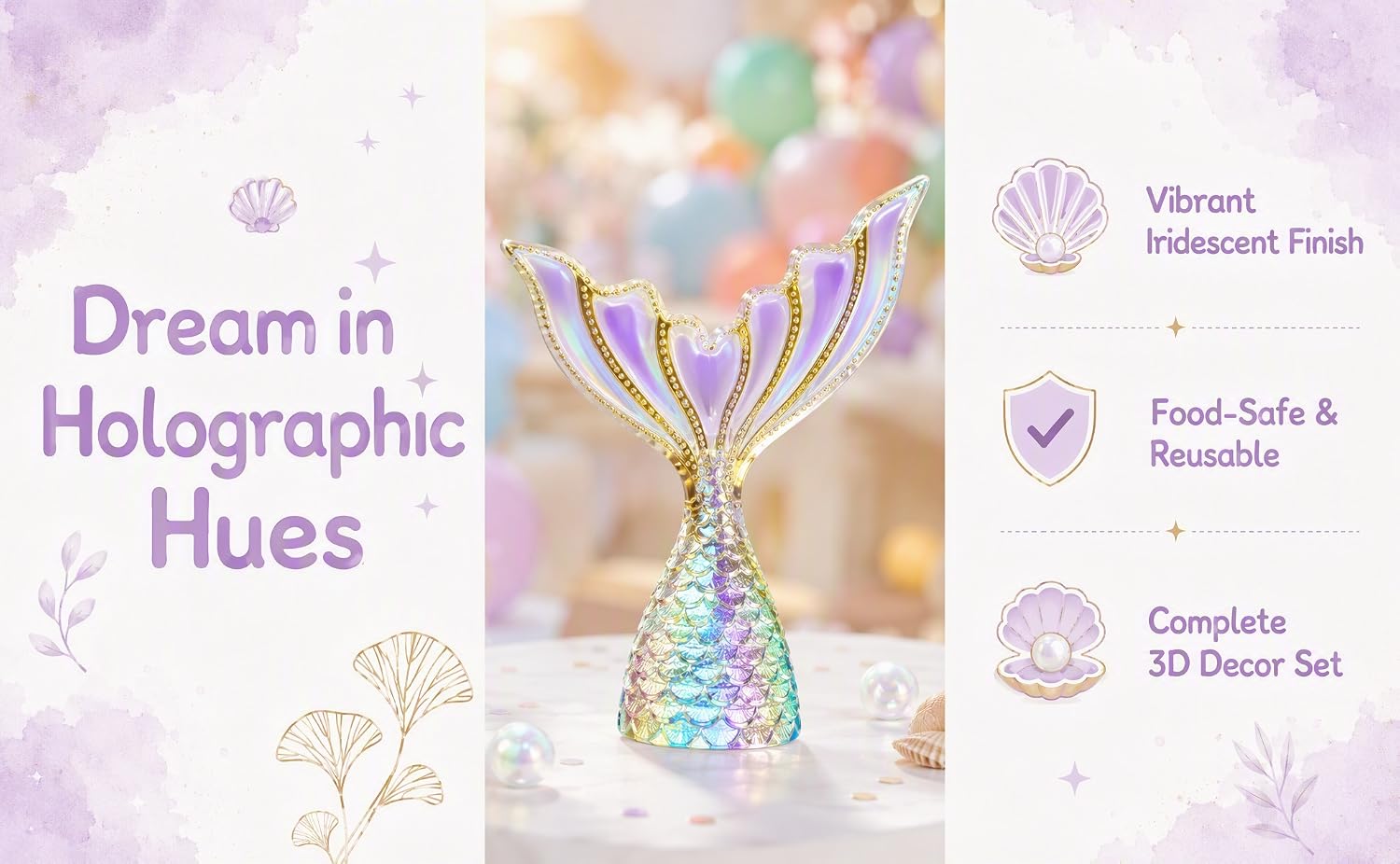 Mermaid Cake Toppers