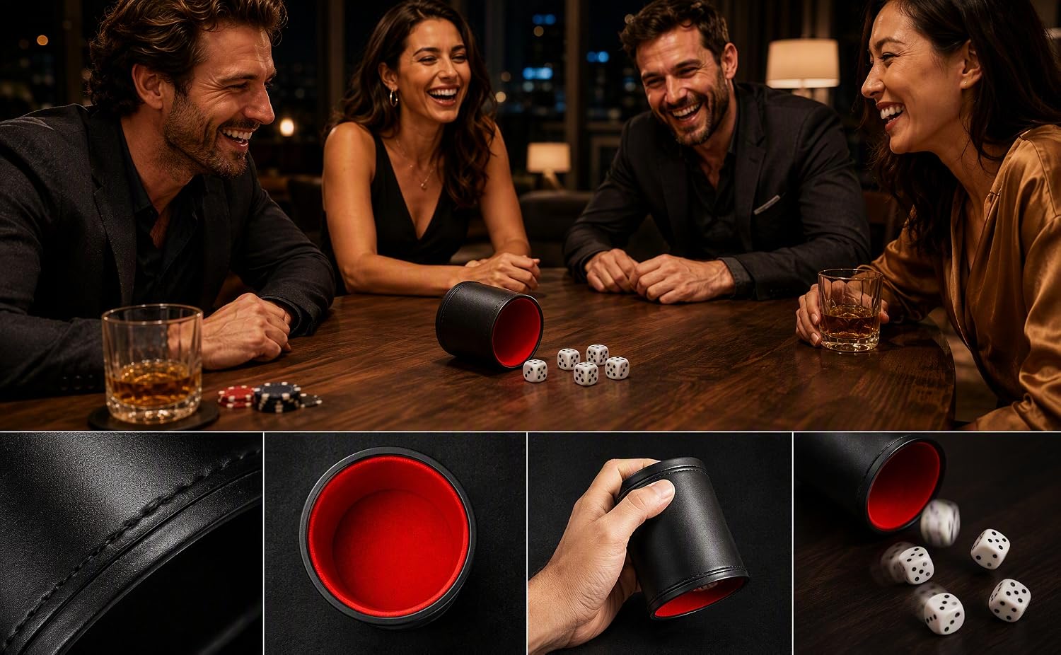 poker dice set