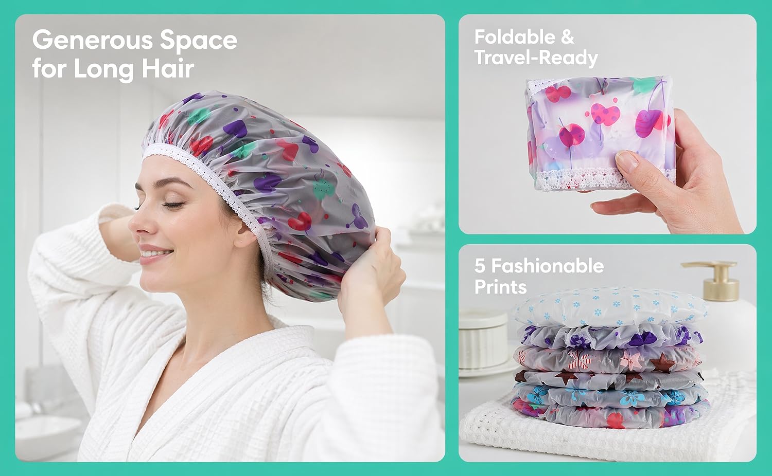 Generous Space for Long Hair