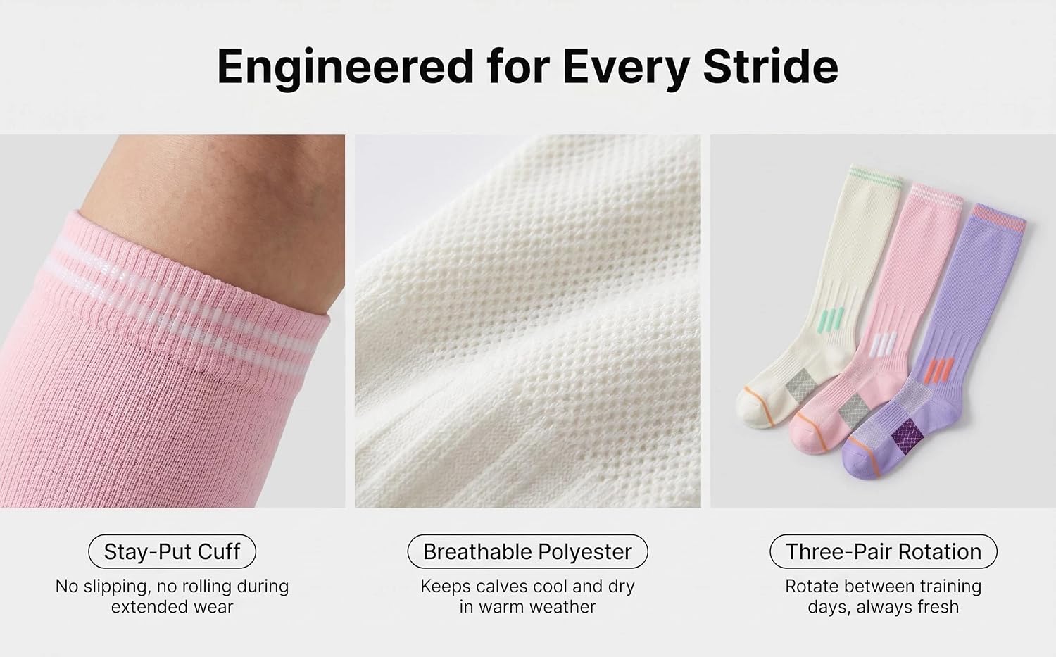 3 Pairs Compression Socks