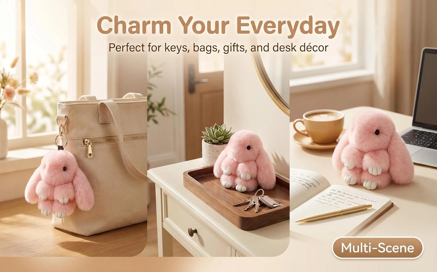Bunny Plush Keychain