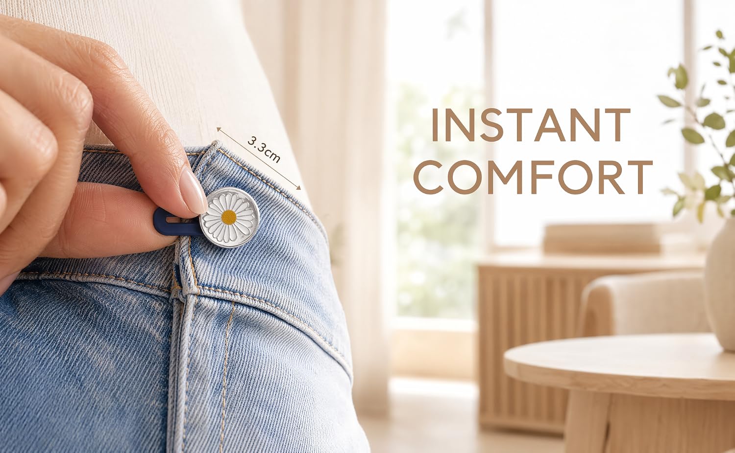 6 Pcs Jeans Button Extender