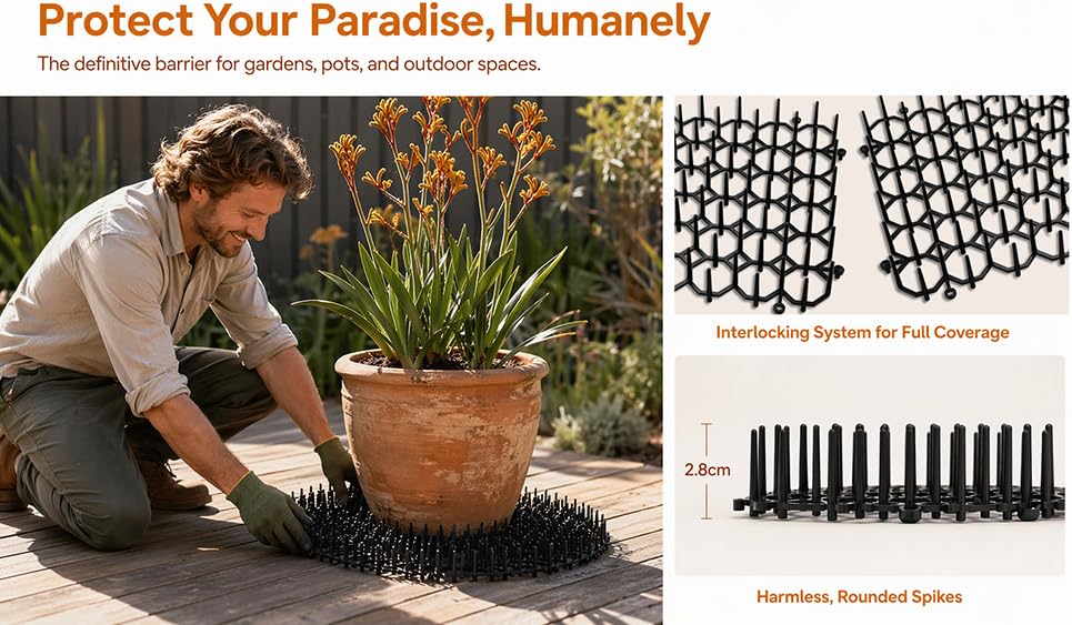 Cat Scat Mat with U-Pins