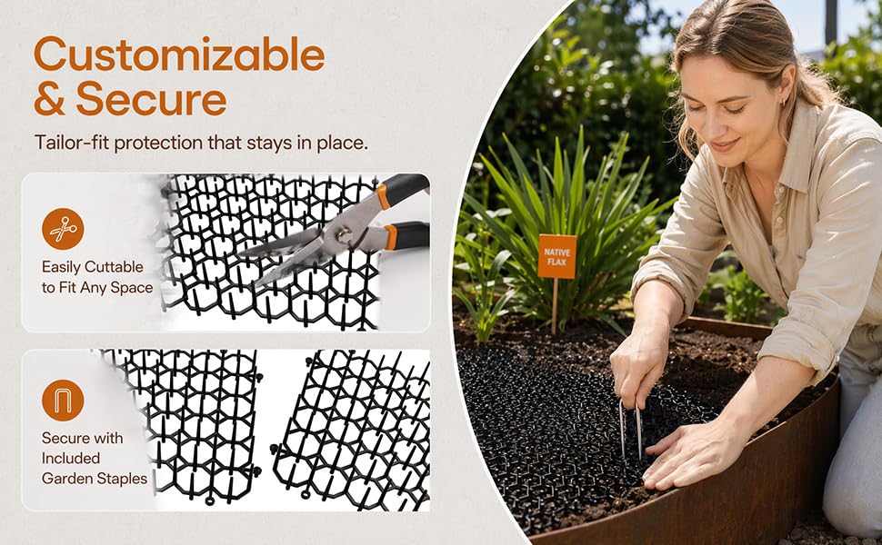 Cat Scat Mat with U-Pins