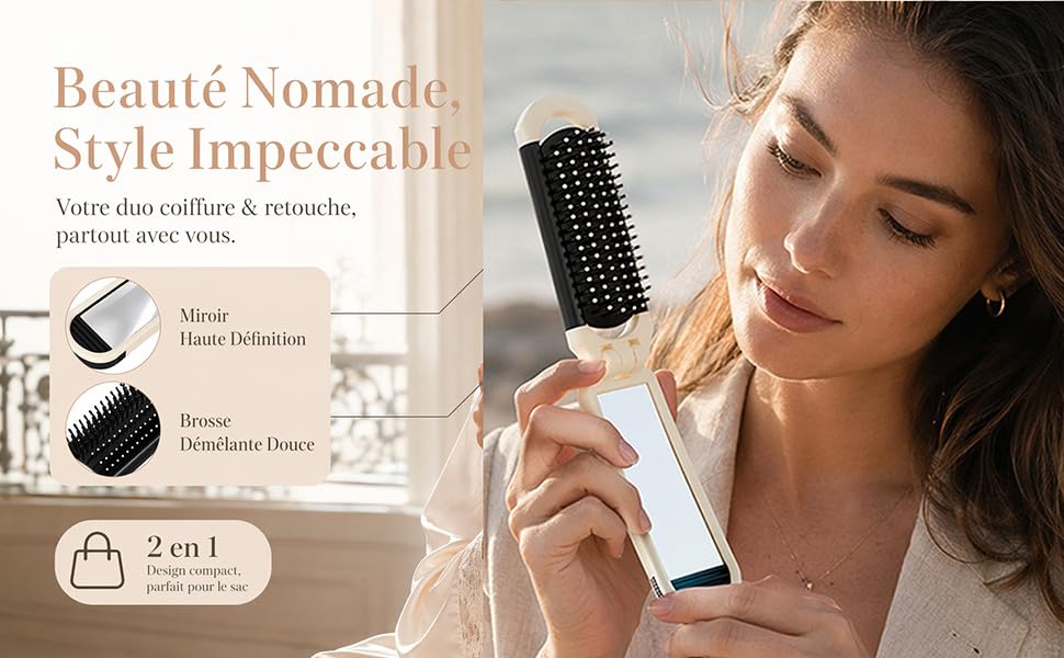 Foldable air cushion comb