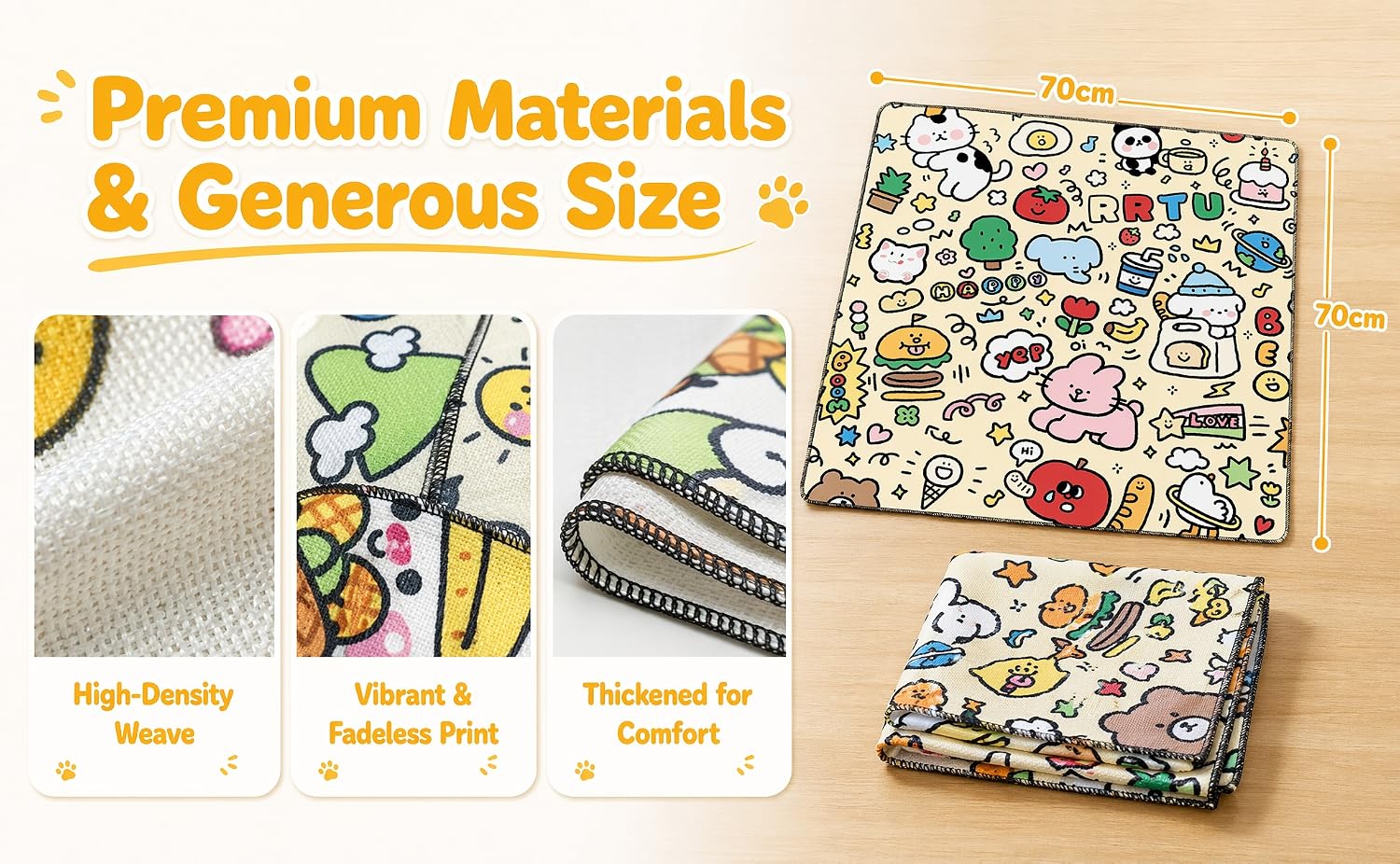Premium Materials &amp; Generous Size