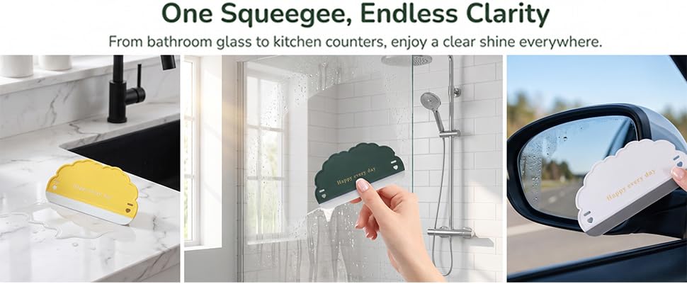 3Pcs Cloud Design Small Squeegee
