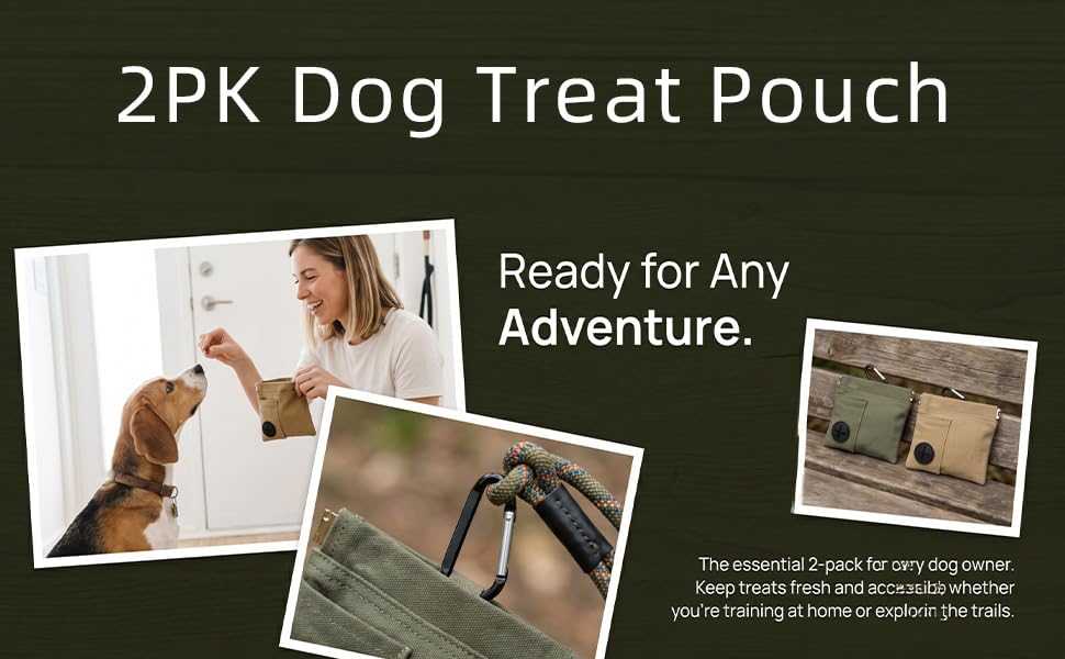 2PK Dog Treat Pouch